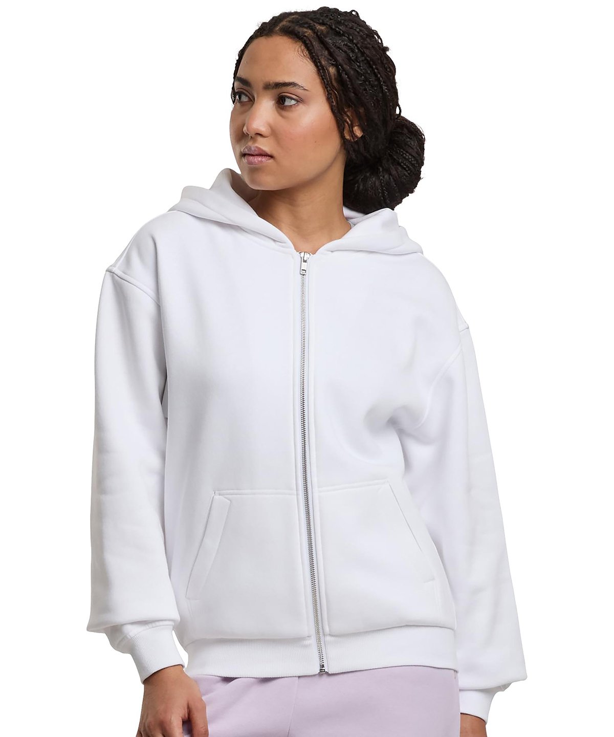 Women’s loose-fit zip hoodie