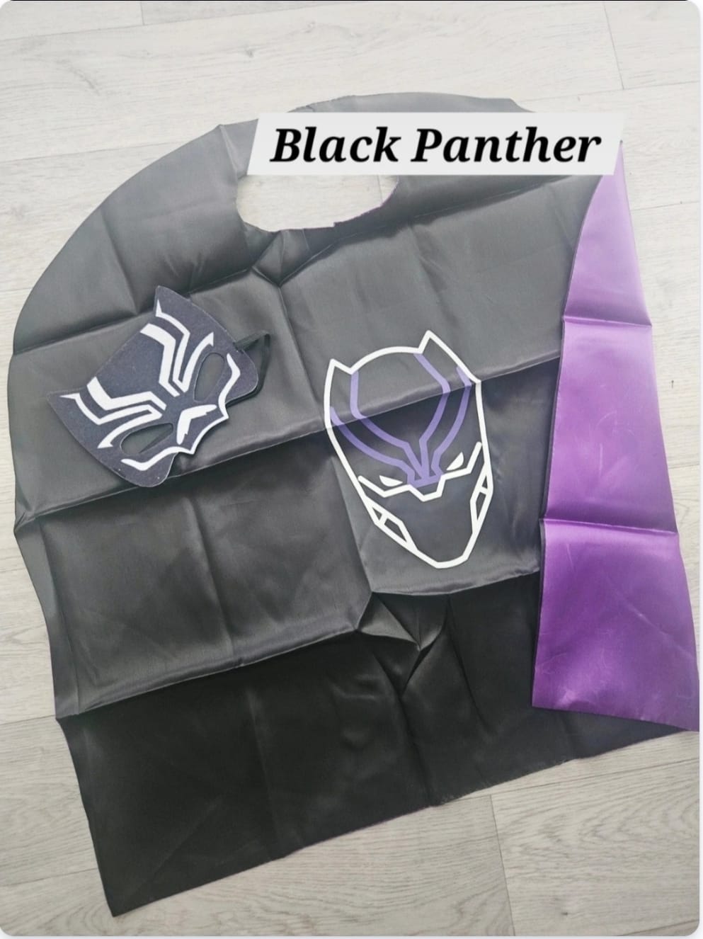 Black Panther Cape and Mask Sets
